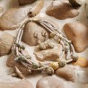Schmuck-Set Green Star Shell, Gesamtansicht von Halskette und Ohrringen