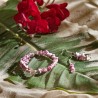 Schmuck-Set Vanda, Gesamtansicht von Spiralarmband und Ohrringen