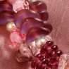 Armband Lila Schätze, Nahaufnahme links