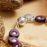 Schmuck-Set Buzusi, Detailansicht vom Armband-Verschluß