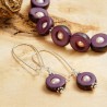 Schmuck-Set Buzusi, Detailansicht der Ohrringe