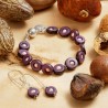 Schmuck-Set Buzusi, Gesamtansicht von Armband und Ohrringen
