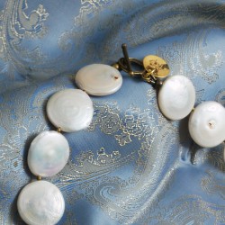 Schmuck-Set á la Monet, Detailansicht vom Kettenverschluß