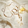 Schmuck-Set Cognac und Champagner, Gesamtansicht
