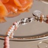Schmuck-Set Smoked Salmon, Detailansicht vom Kettenverschluß