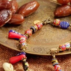 Schmuck-Set Kiffa, Detailansicht der Verschlüsse