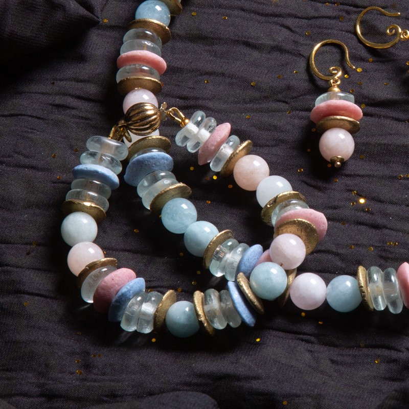 Schmuck-Set Lualeni, Nahaufnahme vom Armband