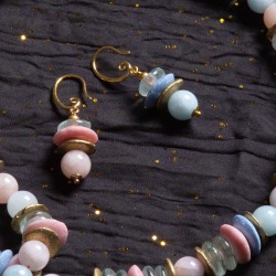 Schmuck-Set Lualeni, Nahaufnahme der Ohrringe
