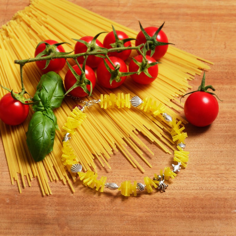 Halskette Spaghetti Frutti di Mare, Gesamtansicht