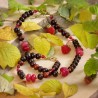 Schmuck-Set Himbeergeist, Gesamtansicht von Halskette und Armband