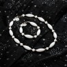 Schmuck-Set Milchstraße, Gesamtansicht von Halskette und Armband