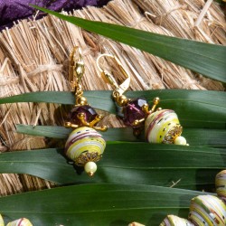 Schmuck-Set Ulani, Nahaufnahme der Ohrringe