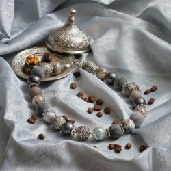 Halskette Melange, Material-Mix, Gesamtansicht