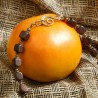 Schmuck-Set Diospyros, Detailansicht vom Kettenverschluß