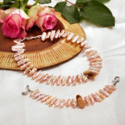 Schmuck-Set Harmonie, Gesamtansicht von Halskette und Armband