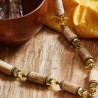 Schmuck-Set Tamarinde, Detailansicht vom Vorderteil der Kette