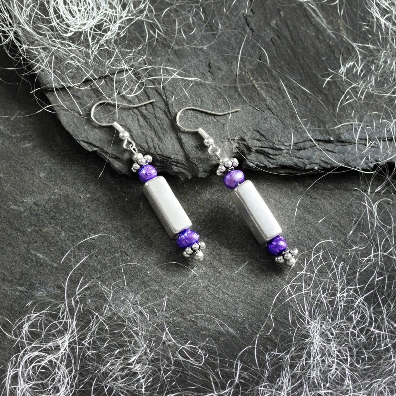 Ohrringe Silberbarren, Gesamtansicht