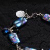 Schmuck-Set Mystic aus böhmischen Glasperlen, Detailansicht vom Armbandverschluß