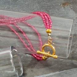 Longkette Karfunkel, Nahaufnahme vom Kettenverschluß