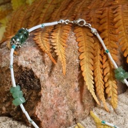 Schmuck-Set Turtle, Detailansicht vom Verschluß der Halskette