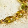 Schmuck-Set aus Kopal und Swarovski Crystal Pearls®