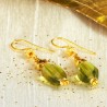 Schmuck-Set aus Kopal und Swarovski Crystal Pearls®