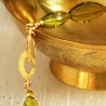 Schmuck-Set aus Kopal und Swarovski Crystal Pearls®