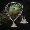 Schmuck-Set aus Zuchtperlen und Metall